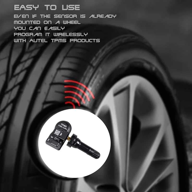 

4Pcs Programming MX Sensor TPMS Tire Pressure Monitor Sensor 315MHZ 433MHZ Universal 2 In 1 Repair Tool For-Autel