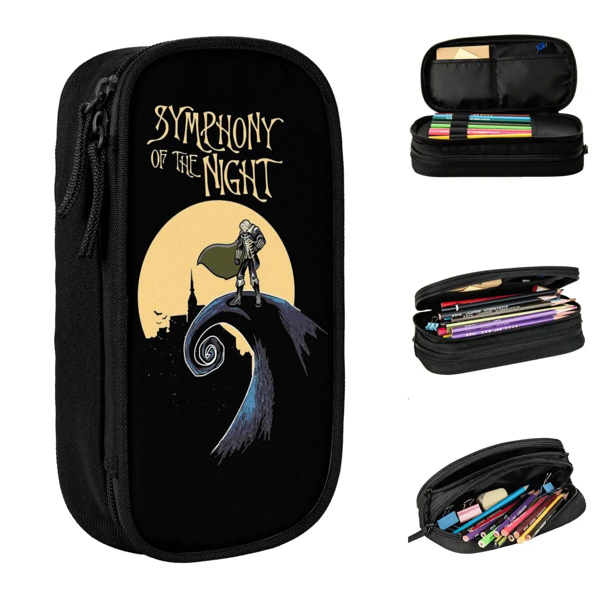 

Fun Castlevania Symphony Of The Night Pencil Case Pencilcases Pen Kids Large Storage Bag School Supplies Cosmetic Stationery