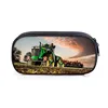 Cool Excavator Tractor Print Cosmetic Case Play with Farm Tractor Pencil Box for Teenager Storage Stationary Bag School Cases 4