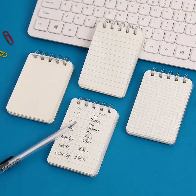 Spiral-Bound 200-Page Multi-Design Notebook