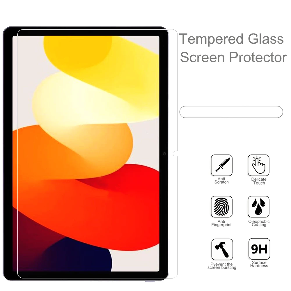 Protetor de Tela à Prova de Riscos Vidro Temperado Tablet Película Protetora Xiaomi Redmi Pad se 11 2023 Pcs hd - Imagem 2