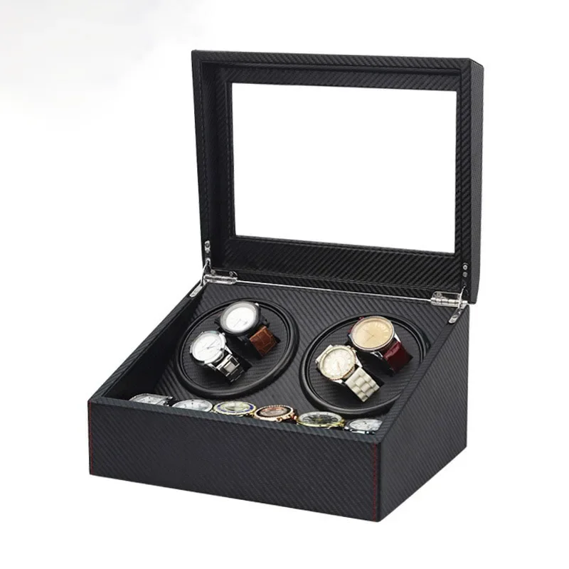 

Silent Movement Watch Winder Box Automatic Rotator Winder Watch Boxes Mechanical Watches Display Storage Accessories for Men