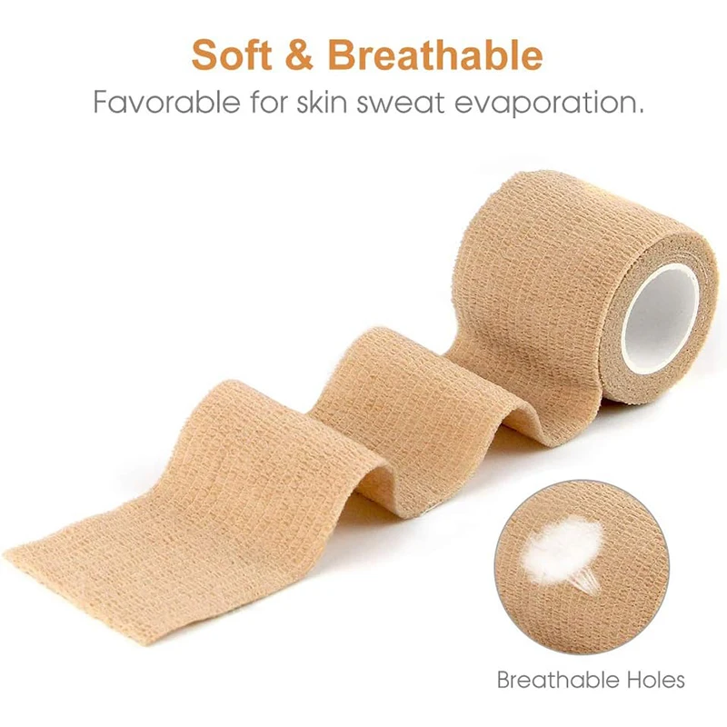 Claw Pattern Printed Self Adhesive Elastic Bandage 4.5m Non-Woven Finger Knee Sports Wrap Tape Dogs Cat Leg Paw First Aid Kit elastic bandage wrap tape