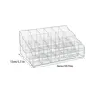 24 Grid Lipstick Stand Case Makeup Organizer Storage Box Clear Lipstick Display Stand Holder Cosmetic Jewelry Organizer Box 6