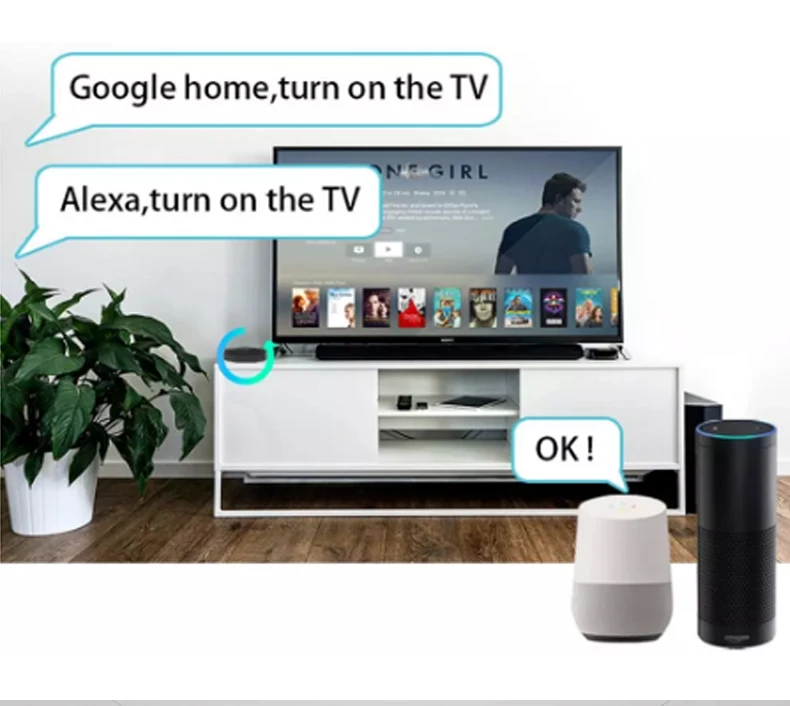 Tuya Smart WiFi Infrarot-Fernbedienung mit integriertem Temperatur- und Feuchtigkeitssensor, unterstützt Google Home, Yandex, SmartLife, Alexa. – Detail 13