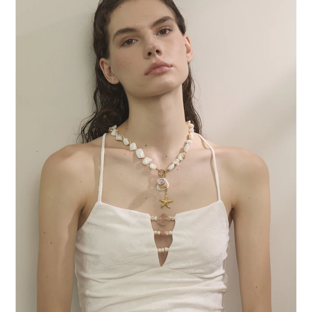 Yhpup Jewelry Summer Beach Stainless Steel