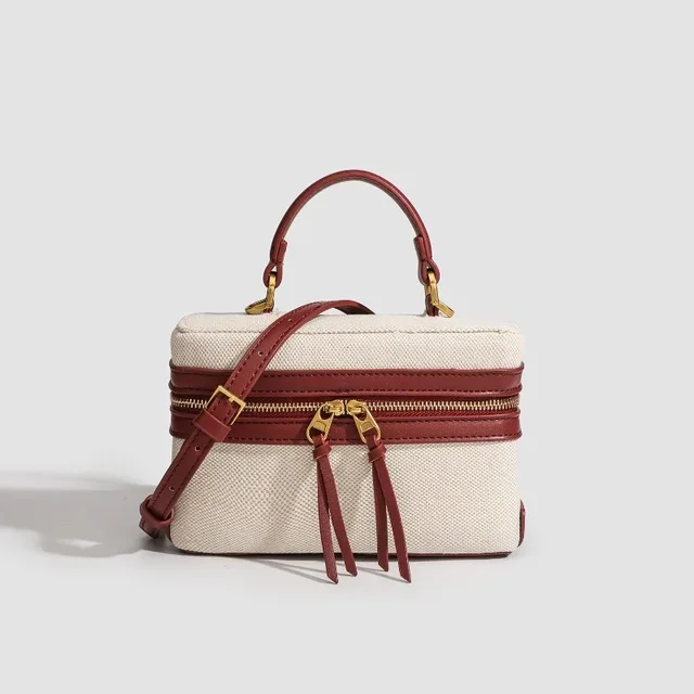 Fashion Box Women Handbags Designer Thick Canvas Shoulder Crossbody Bags Casual Spring and summer Small Purses 2024 bolso mujer 3