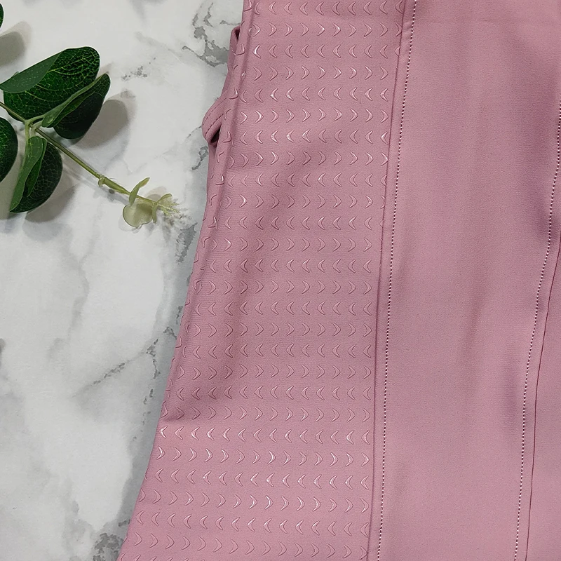 Horse Riding Pants Girls Full Seat Silicone Jodhpurs Child Racing Breeches Kids Leggings Equestrian Clothing Pockets