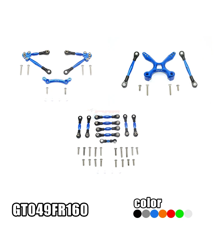 

Trax-1/10 Gt4 Aluminum Alloy Front And Rear Positive And Negative Tooth Tie Rod + Fixed Code Combination + Whole Car Tie Rod