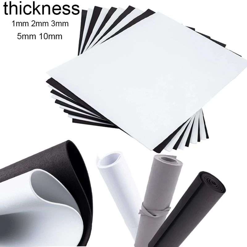 

1pcs thickness 1/2/3/5/10mm Eva foam board sound absorption noise perforated board DIY handmade model making material