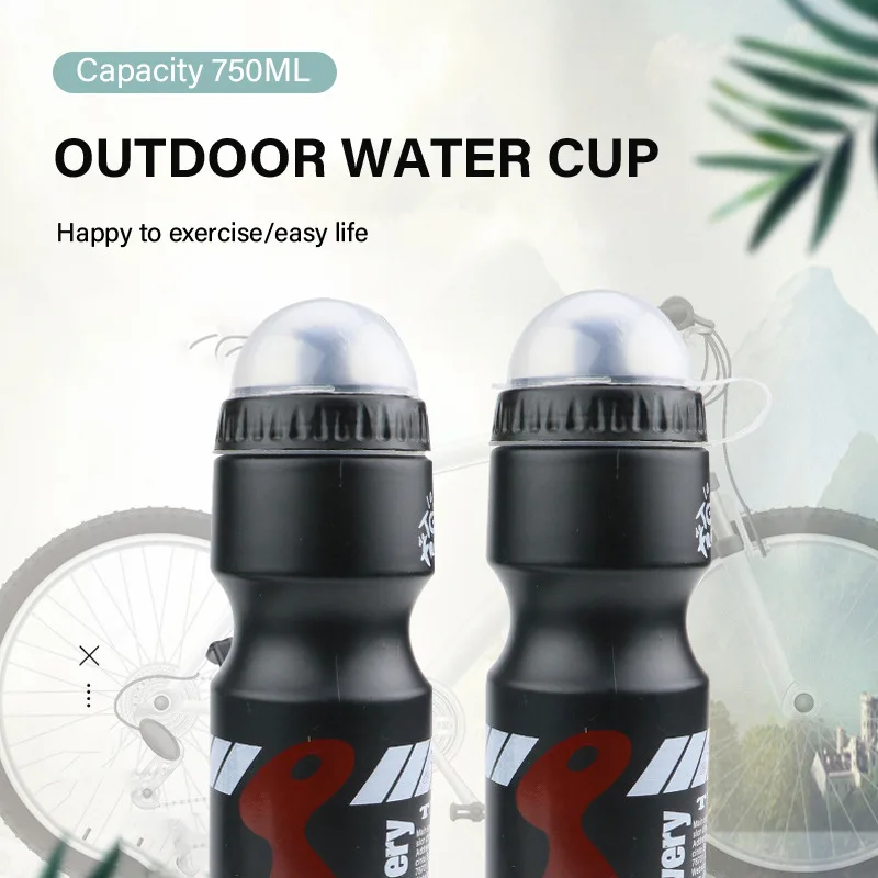 Water Bottle Bicycle Water Bottle Sports Bottle Mountain Bike Plastic Roundabout Cycling Sports Cup Sports Equipment Accessories
