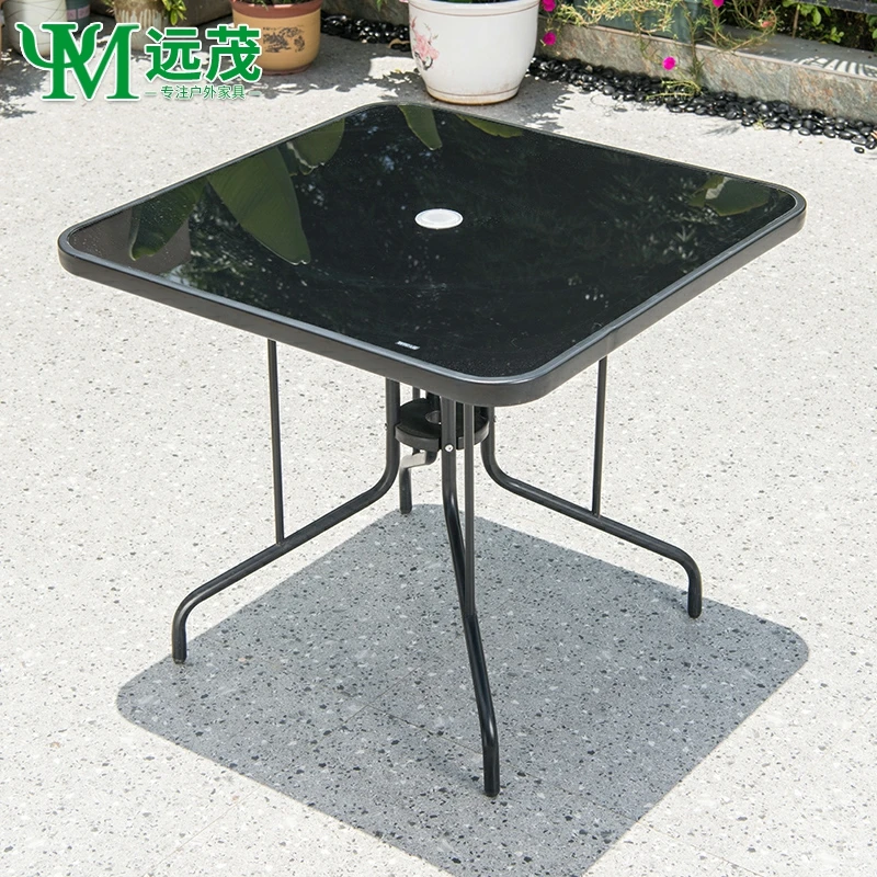 

Nordic leisure balcony, small table and chairs, wrought iron three-piece, modern simple net celebrity outdoor courtyard terrace,