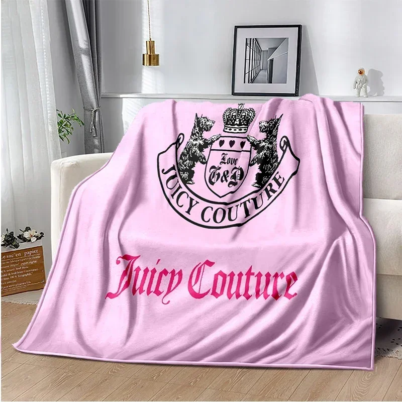3D Print Fashion J-juicy-couture flannel Blanket Soft Comfortable  Home Decorate Bedroom Living Room Sofa Beds s 5