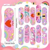 20PCS 50pcs/set Cartoon Kawaii Girls Horse Prints Band Aid Skin Dressing Tape Patch Strips Adhesive Bandages Plasters Woundplast 6