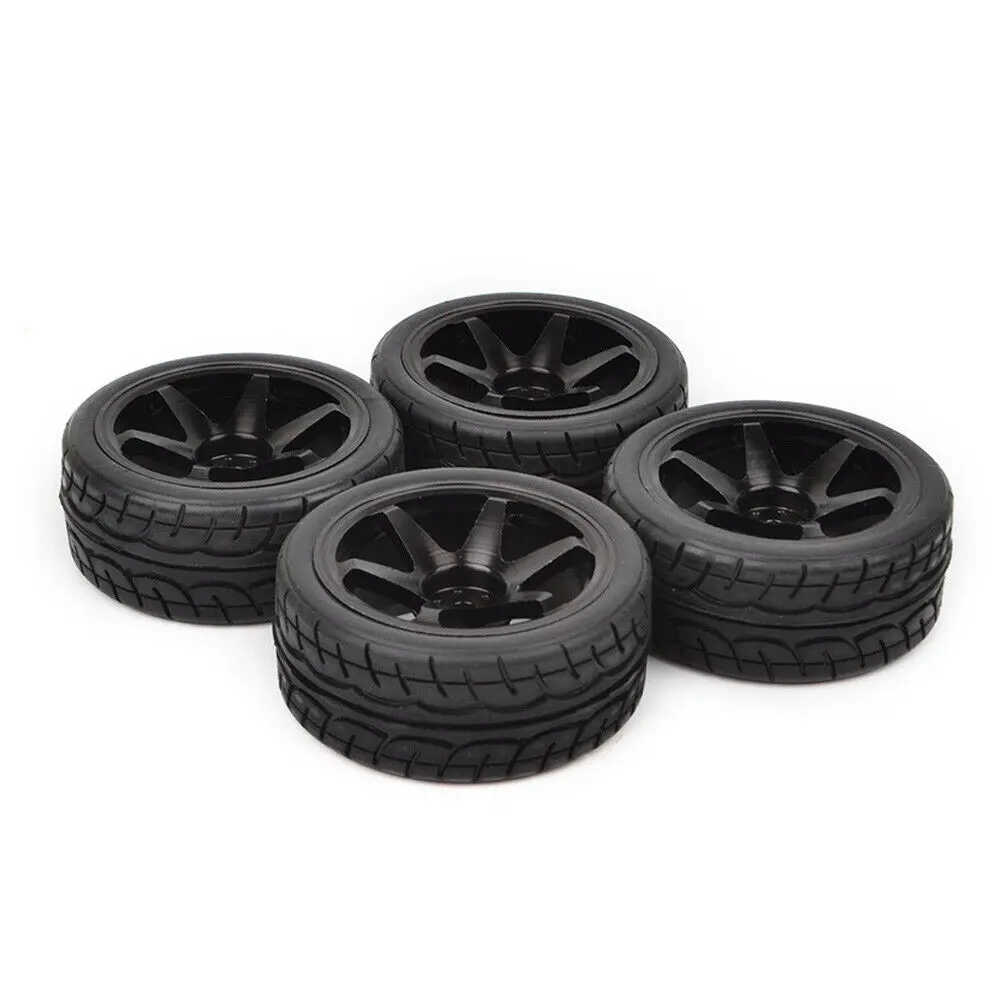 

Aluminum Wheels Tires for Redcat HPI HSP Tamiya TT01 TT02 1/10 RC on Road Car