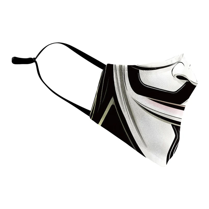 High Colorful 2 Layer Fashion Face Mask Solid Color Washable Fabric Anti-Dust Masks Adult Reusable Men Women Mouth Cover