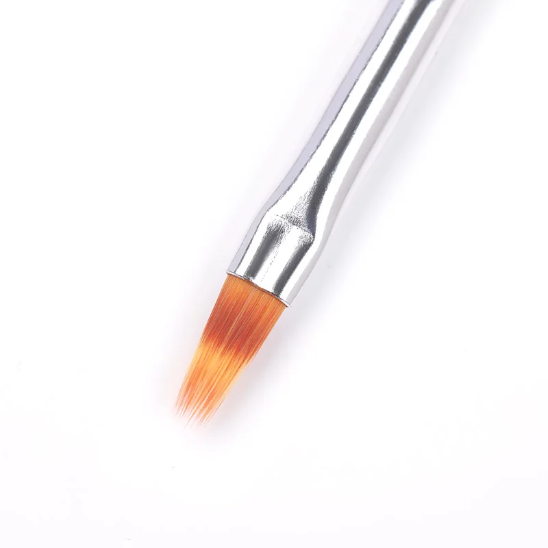 Gradient Bloom Nail Art Painting Brush Pen UV Gel Nail Art Brush With Wood Handle Nylon Hair Draw Manicure Nails Tool nail art tools nail art brushes nail brushes nail art pens gel nail tools 1 Pc