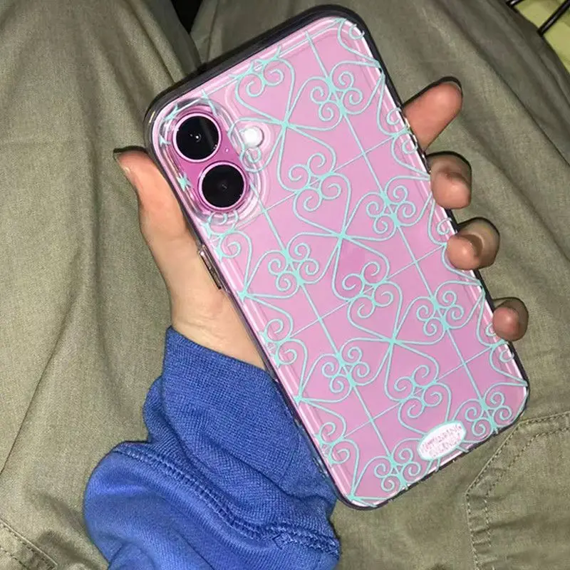 รูปสินค้า เคสโทรศัพท์ iPhone รุ่นใหม่ ลายแฟชั่น Y2K ป้องกันอย่างดี