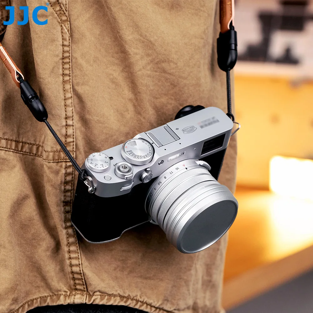 JJC Metall-Quadrat-Gegenlichtblende mit Adapterring für Fujifilm X100VI X100V Objektivschutz mit Objektivkappe – Detail 26