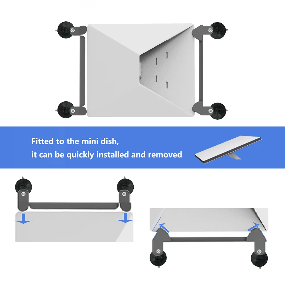 READY STOCK] Mini Car Suction Cup Mount For Starlink Mini Sunroof Suction Cup Mount For Starlink Mini Car Mount Kit For Windows And Sunroofs I.202248138