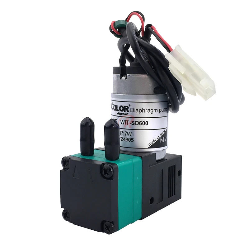 위트컬러 잉크젯 프린터용 오리지널 잉크 펌프, WIT-SD600 마이크로 다이어프램 펌프, 24V, 7W
