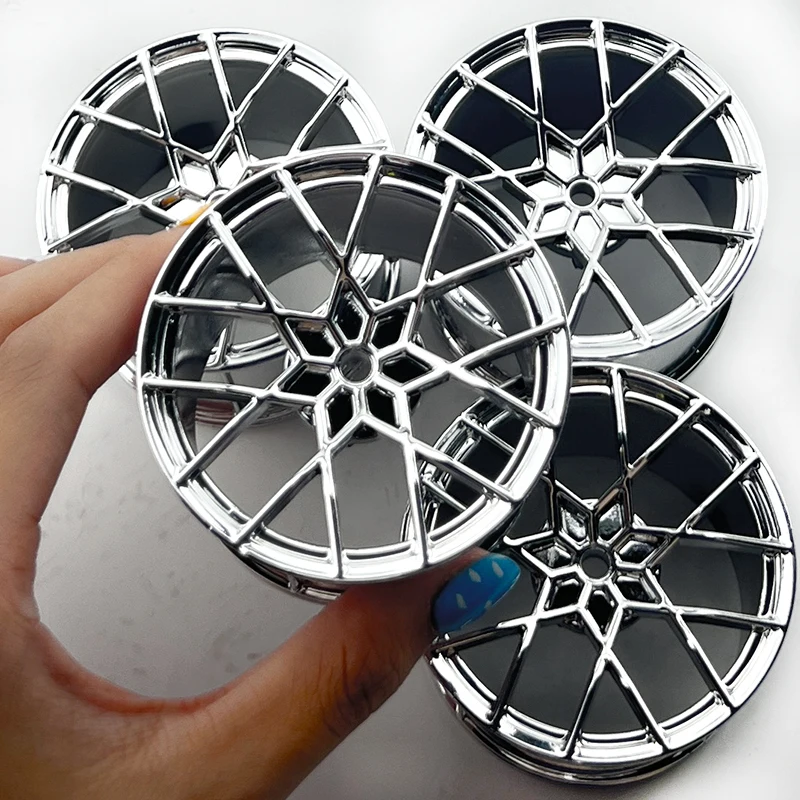 1:8 DIY CADA 빌딩 블록 브릭 액세서리 도금 허브 타이어 호환 레고 GULY 자동차 장난감 42083 42056 42115 허브 타이어 휠