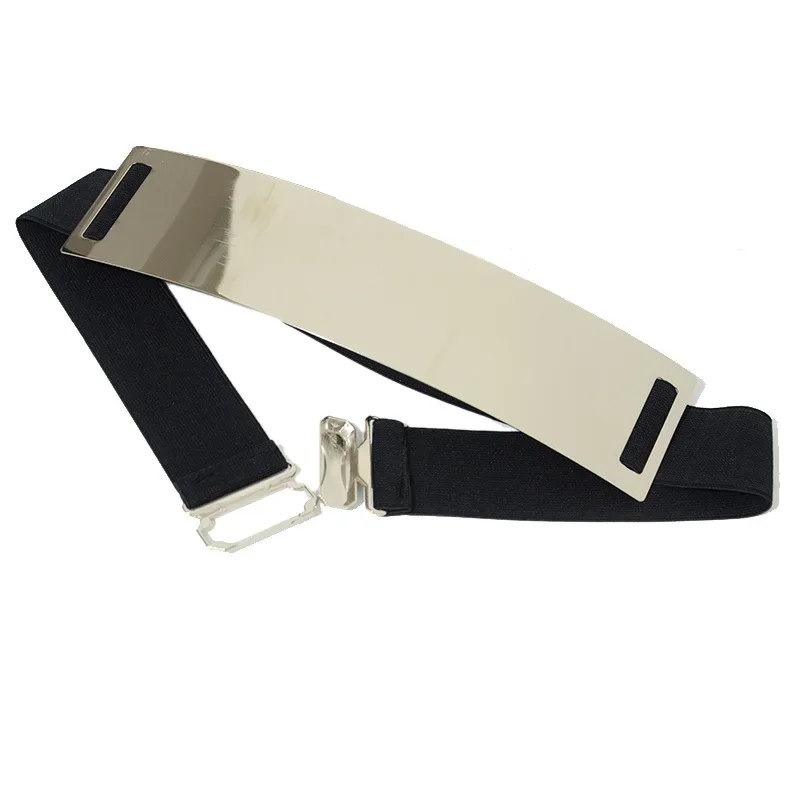 Mode Gold Silber breite Gürtel für Frauen – Detail 5