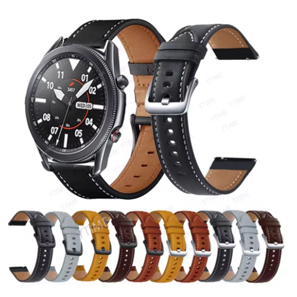 Genuine Leather Watch Strap - Premium Quality 20mm/22mm Band