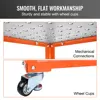 VEVOR Welding Table 600LBS Load Capacity Steel Welding Workbench Table on Wheels  Portable Work Bench 4