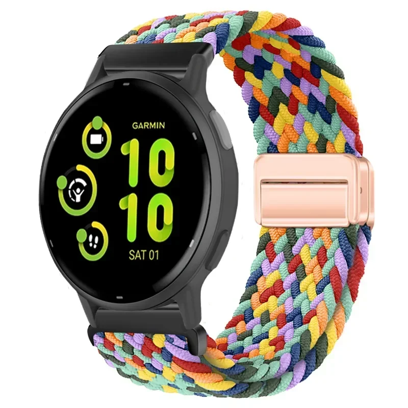 Enhanced Nylon Strap with Adjustable Magnetic Wristband, Available in 20mm and 22mm Sizes