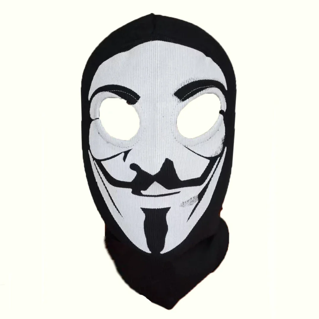 Handmade Cotton Fabric Halloween Cosplay Balaclava Hood