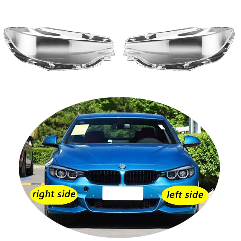 

Use For BMW F32 F36 2017-2020 F33 4 series 425 Transparent Headlamp Cover Lamp Shade Front Headlight Shell Lampshade Lens shell