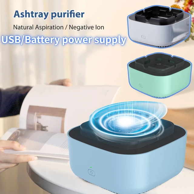 USB Lade Aschenbecher Luftreiniger 360 Grad Surround Aroma