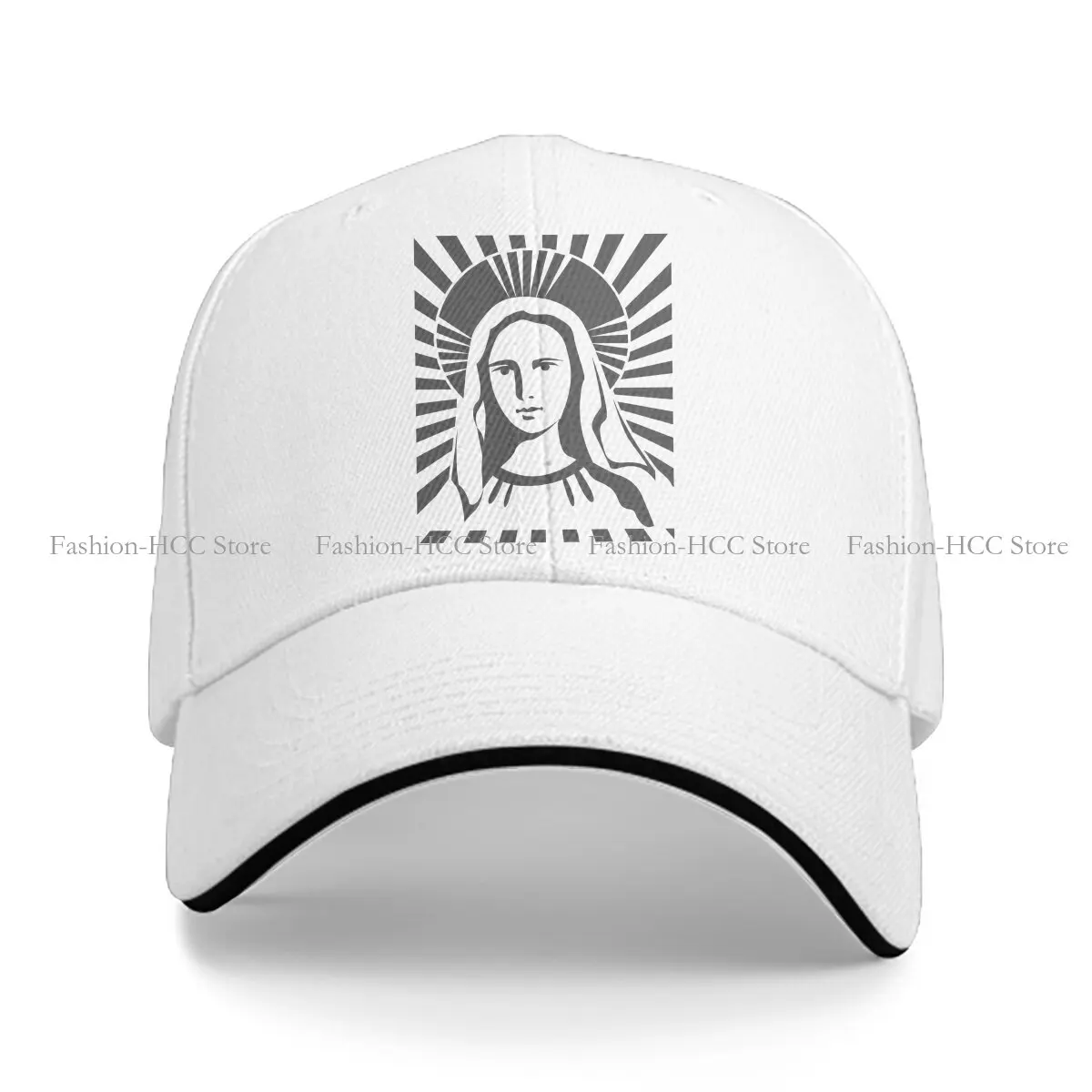 

Бейсболка для мужчин и женщин, Кепка-бейсболка с эффектом потертости, с изображением Девы Марии