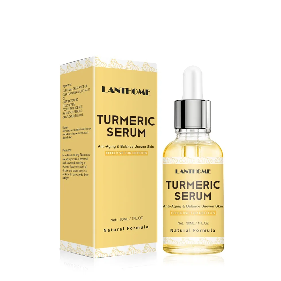 Turmeric essence nourishes the face, moisturizes and moisturizes the skin, soothes fine lines, lifts and firms