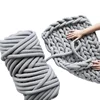 1KG Thick Super Bulky Chunky Yarn for Hand Knitting Crochet Soft Big Cotton Arm Knitting Roving Spinning Yarn for DIY Blanket 1
