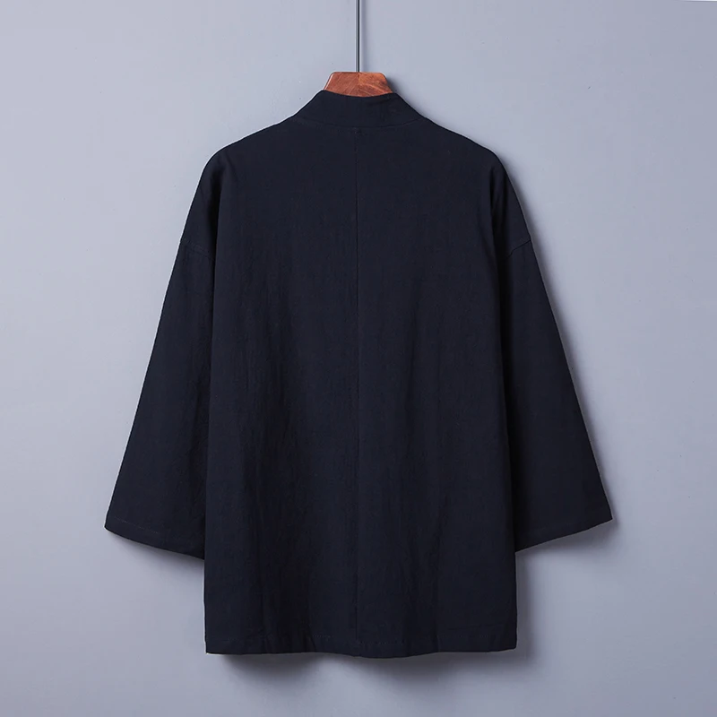 Japanese Kimono Cardigan Man Kimono Samurai Costumes Streetwear Haori Asian Clothes Yukata Jackets Traditioanl Japanese Clothing