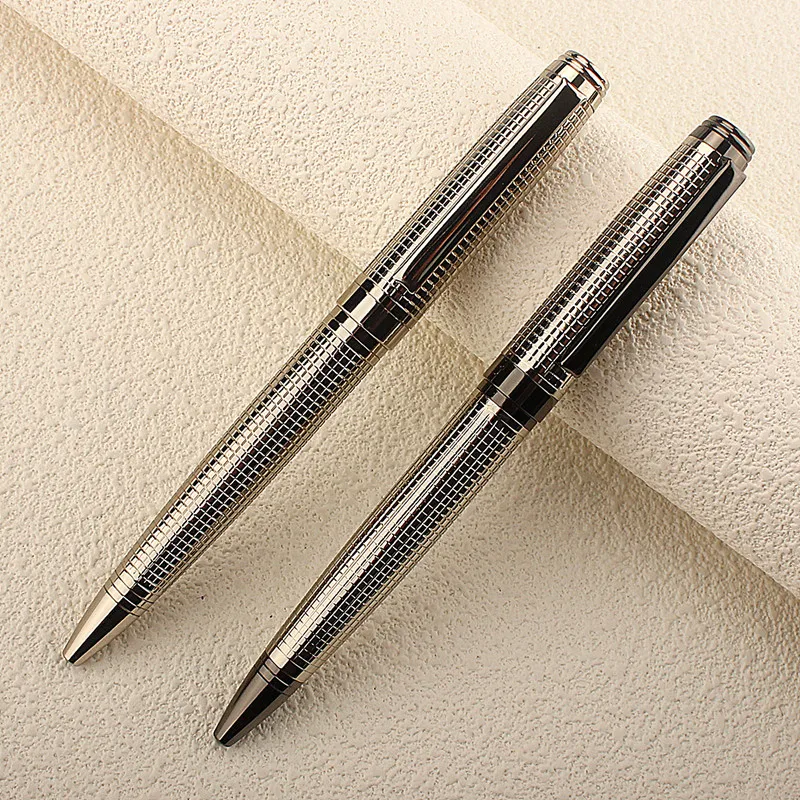Metal Ballpoint Pen Retractable Signature Pen Metal Housing Blue Ink Medium Point 0.7MM Office Business Writing Gift Ink Pen ballpoint pen multifunction ballpoint pen multifunctional pen ball point pen