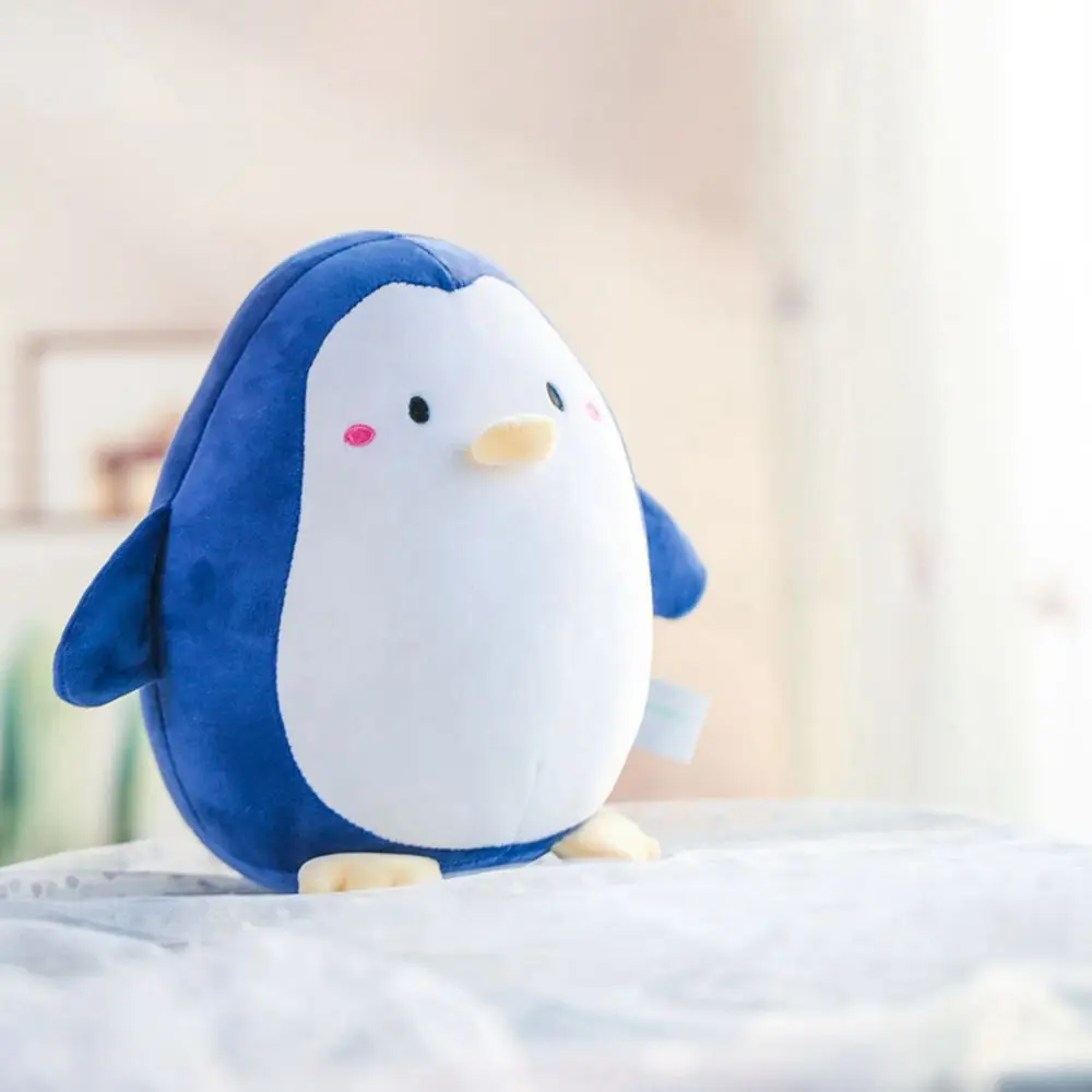 20cm Blue Penguin Plush Toy Super Soft Cute Cute Little Fat Penguin Doll For Children's Birthday Christmas Gift