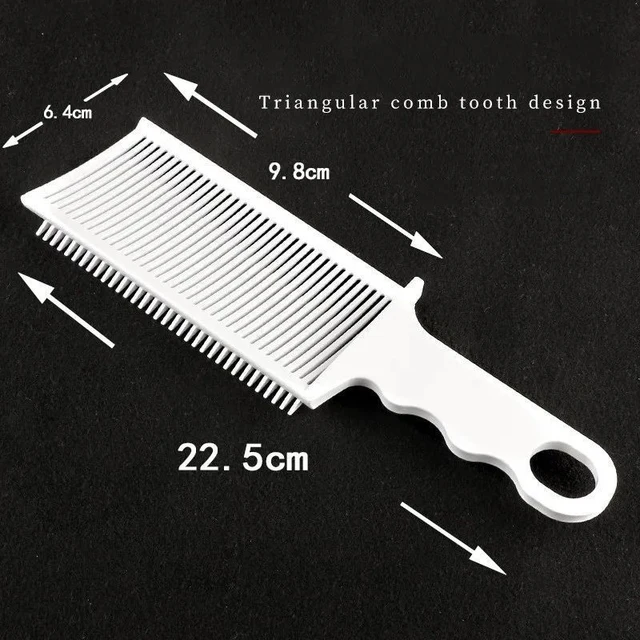 Hair Cutting Combs Professional Barber Clipper Blending Flat Top Hair Cutting Comb for Men Fading Comb Salon Styling Tool 2