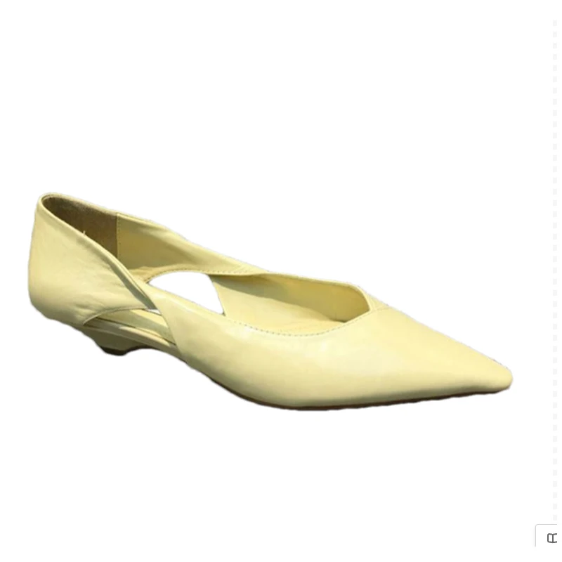 Pointed Toe Women Sexy Shoes Flats Shallow Sandals 2024 Designer New Dress Shoes Walking Luxury Trend Cozy Female Zapatillas 6
