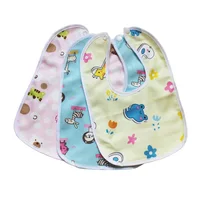 Bavoir imperméable à pression pour bébé, bavoir Super doux pour nouveau-né, serviette de salive en velours cristal 3