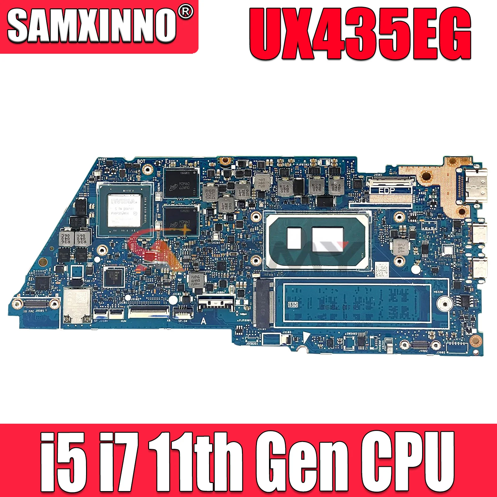 

Материнская плата UX435EG для ноутбука ASUS Zenbook 14 UX435 UX435EA UX435EAL UX435EGL материнская плата W/I5-1135G7 16GB/8GB-RAM
