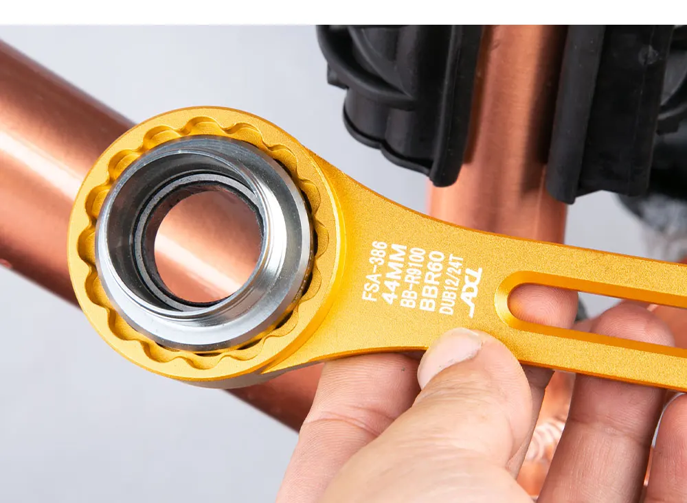 Description Picture 4 of itemAXI 6 in 1 BB Wrench DUB Bike Bottom Bracket Remover Tool for BB51 BB52 BB91 BSA 68 BBR60 MT800 BB386 XTR M9100 Crank Arm Tools