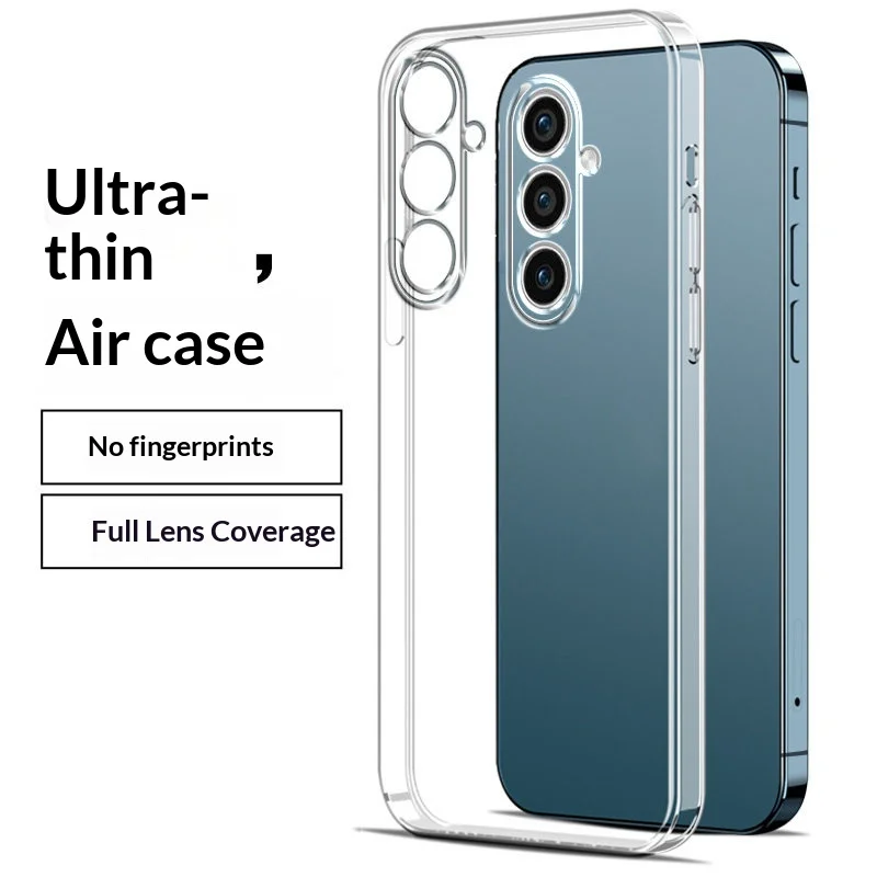 Flexible Durable Clear TPU Shockproof Phone Cases - Soft Transparent Protective Shield