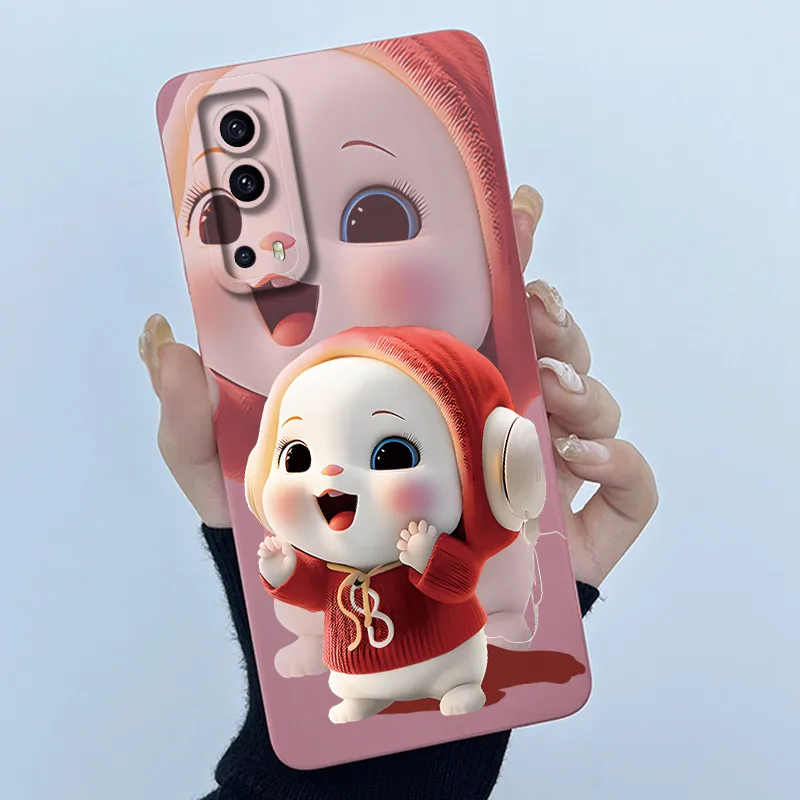 Cute Panda & Sweet Cats Silicone Soft Back Cover - Bumper Protective Casing