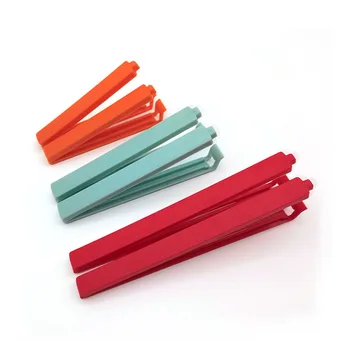 4 Pcs Plastic Sealing Clips for Kitchen Food Freshness Preservation Sealing Clips Large-sized Clips for Snacks