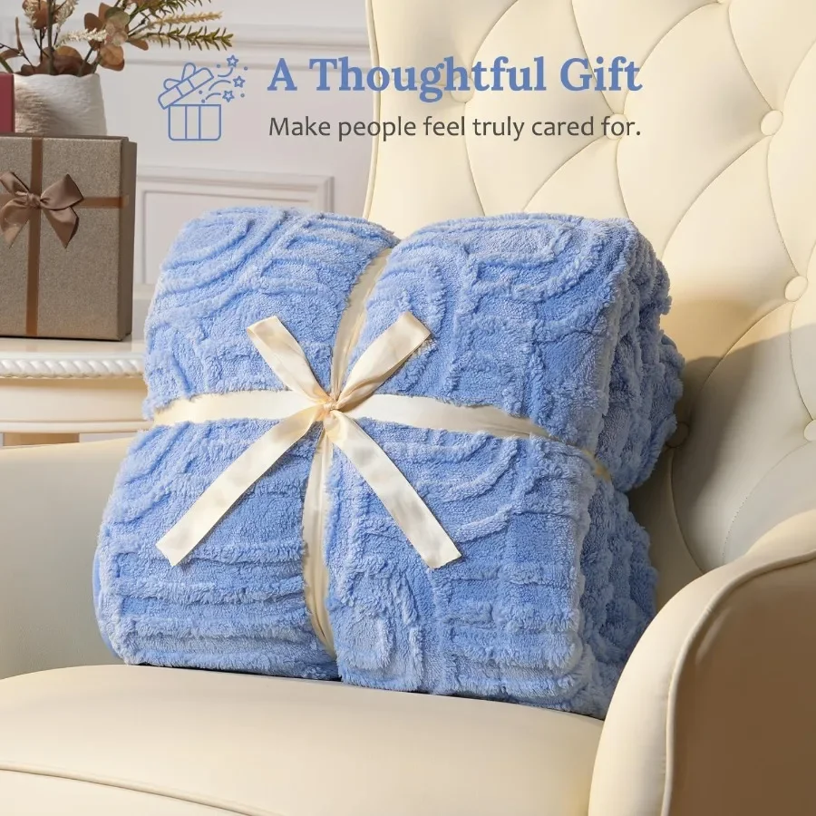 Sherpa Fleece Adult Weighted Blanket 20 lbs Dual Sided Soft Fuzzy Heavy 1for Sleep and Relaxation Cozy Warm Fluffy Arche