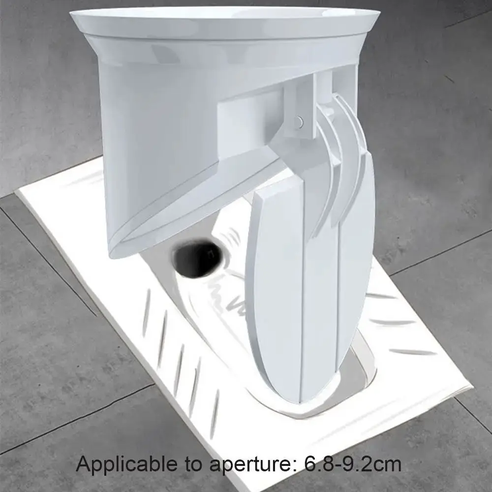 Prevent Sewage Overflow Smelly Bathroom Drains Detachable Sealing Ring Deodorization Protection Drain White Plastic 4