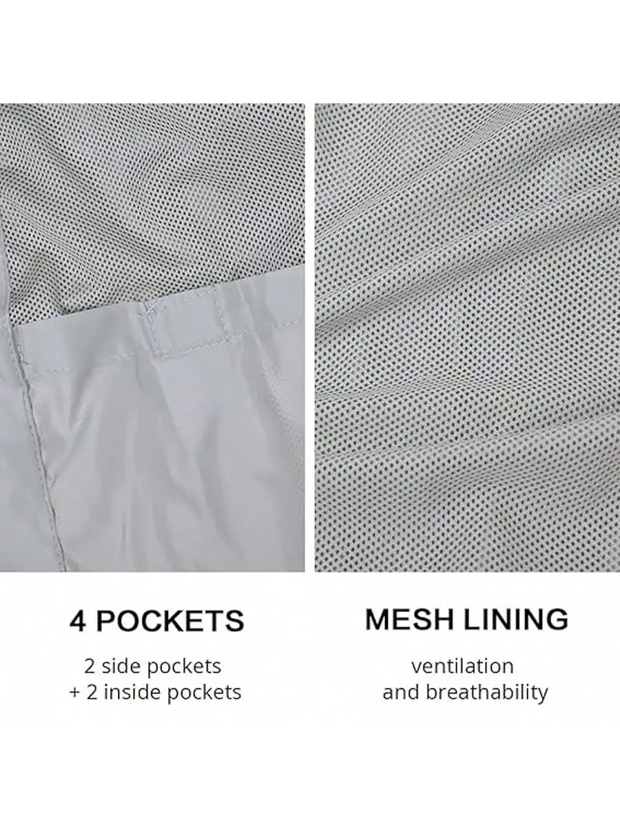 Mens Lightweight Windbreaker Waterproof Rain Jacket Hooded Windbreaker Jacket With Zipper Closure Suitable For Outdoor Play